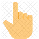 Hand Pointing Up  Icon