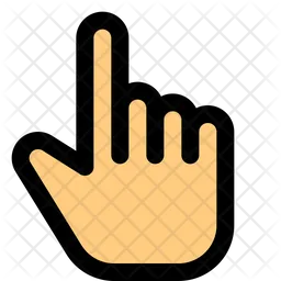 Hand Pointing Up  Icon