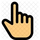 Hand Pointing Up  Icon