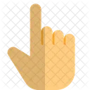 Hand Pointing Up  Icon