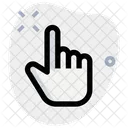 Hand Pointing Up  Icon
