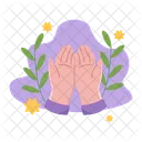 Hand prayer  Icon