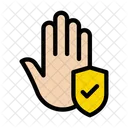 Hand Protection Safety Icon