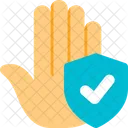 Hand protection  Icon