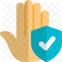 Hand protection  Icon
