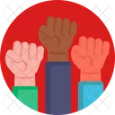 Protest Strike Sign Icon