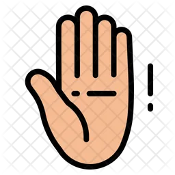 Hand Raise  Icon