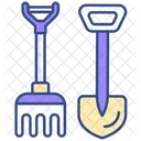 Hand rake  Icon