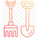 Hand rake  Icon