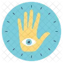 Palms Watching Eye Icon
