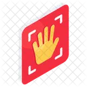 Hand Recognition Palm Recognition Hand Identification Icon