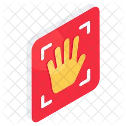 Hand Recognition  Icon