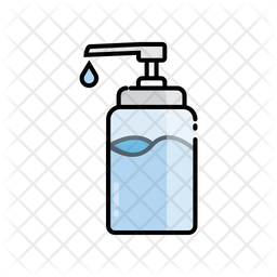 Free Hand Sanitizer Colored Outline Icon Available In Svg Png Eps Ai Icon Fonts