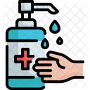 Hydroalcoholic Gel Alcohol Gel Hand Sanitizer Icon