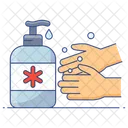 Hand Gel Hand Sanitizer Hand Cleaning Icon