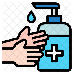 Free Hand Sanitizer Colored Outline Icon Available In Svg Png Eps Ai Icon Fonts