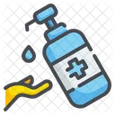 Hand Sanitizer Alcohol Gel Antiseptic Icon