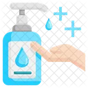 Hand Sanitizer Medical Virus Icon