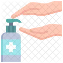 Hand Sanitizer Soap Bubble Icon