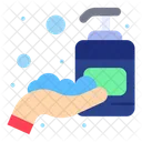 Hand Sanitizer Liquid Soap Corona Icon