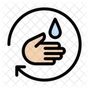 Handwash Repeat Cleaning Icon
