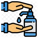 Hand Sanitizing Hand Sanitizer Sanitizer Icon