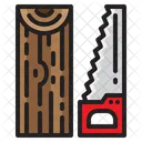 Hand Saw Carpentry Tool Icon