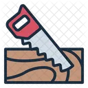 Hand Saw Tool Cutting Icon