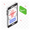 Digital Hand Scan Icon