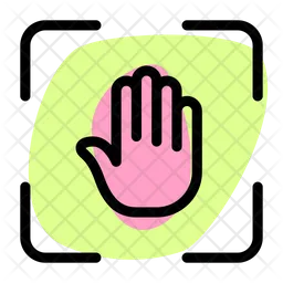 Hand Scanning  Icon