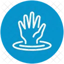 Contact Service Hand Icon