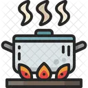 Hot Food Clean Pot Icon