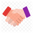 Hand Shaking Business Deal Icon