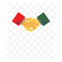 Hand Shaking Business Deal Icon