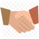 Hand Shaking Business Deal Icon