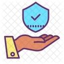 Hand Shield Approved Security Shield Shield Icon