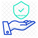 Hand Shield Approved Security Shield Shield Icon