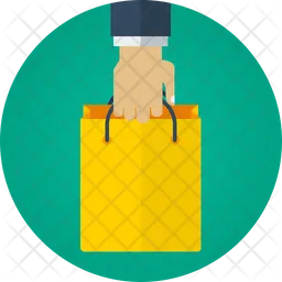 Hand Shopping Bag  Icon