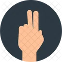Hand Sieg Gewinner Symbol