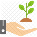 Hand Sprout Growth Plant Icon