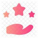 Hand Stars Icon