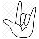 Hand Symbol I Love You Love Valentine Icon