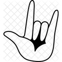 Hand Symbol I Love You Love Valentine Icon