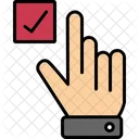 Hand Tick Hand Tick Icon
