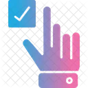 Hand Tick Hand Tick Icon