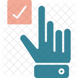Hand Tick  Icon
