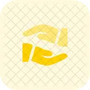 Hand To Hand Care Protection Icon