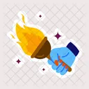 Arm Torch Hand Torch Fire Torch Icon