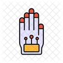 Hand Tracking Hand Scanning Secure Tracking Icon