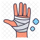 Hand Bandage Gauze Icon